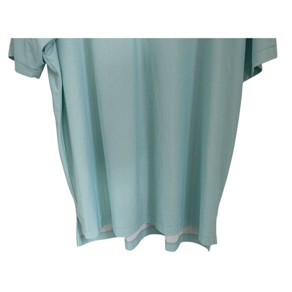 Peter Millar Summer Comfort Polo Shirt Jersey Light Blue Embroidered Fox Blue - - Picture 5 of 9